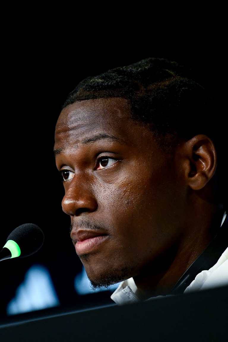 Jonathan David's first press conference