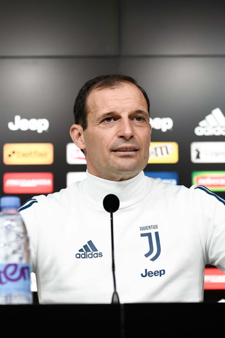 Allegri: «Alziamo l'asticella ogni giorno»