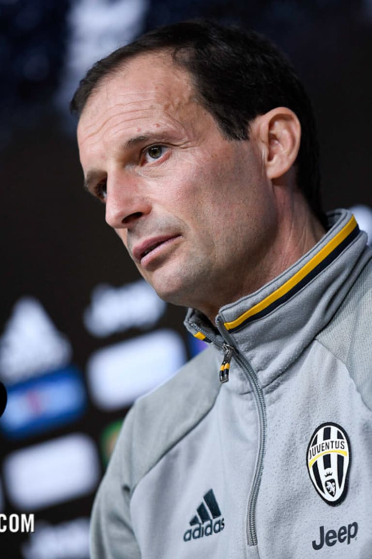 Allegri: “We must mean business against Milan”