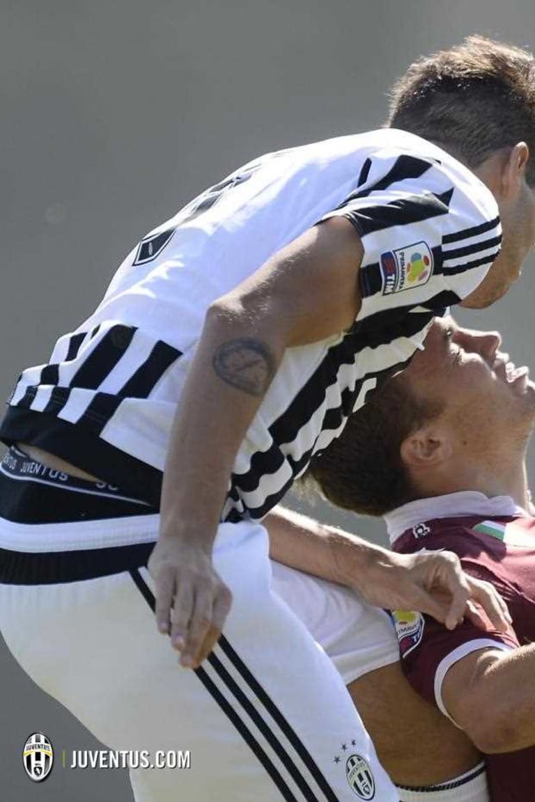 Torino-Juve, un gol per parte