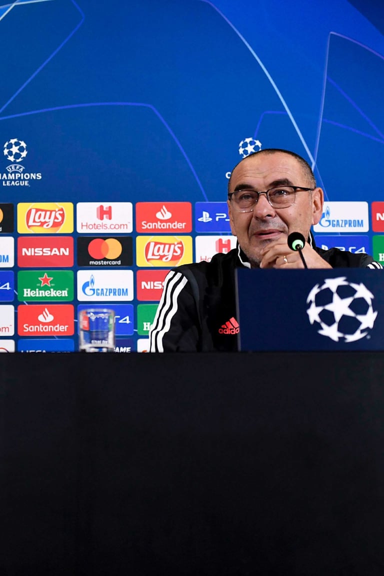 La conferenza di Sarri e Ronaldo