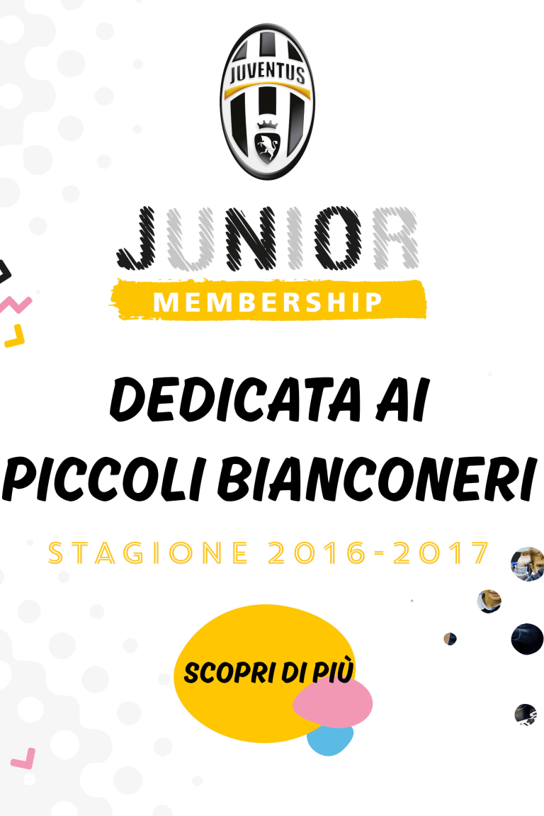 Junior Membership: grandi novità per i piccoli tifosi!