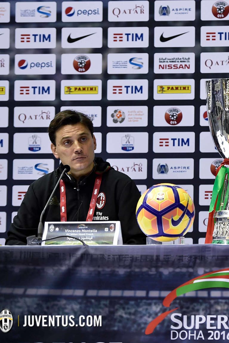 La conferenza stampa del Milan