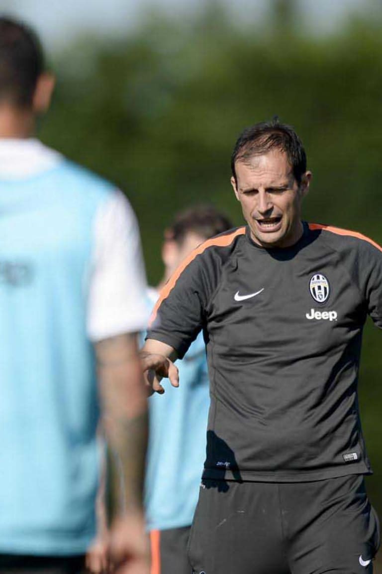 Ultimo allenamento a Vinovo
