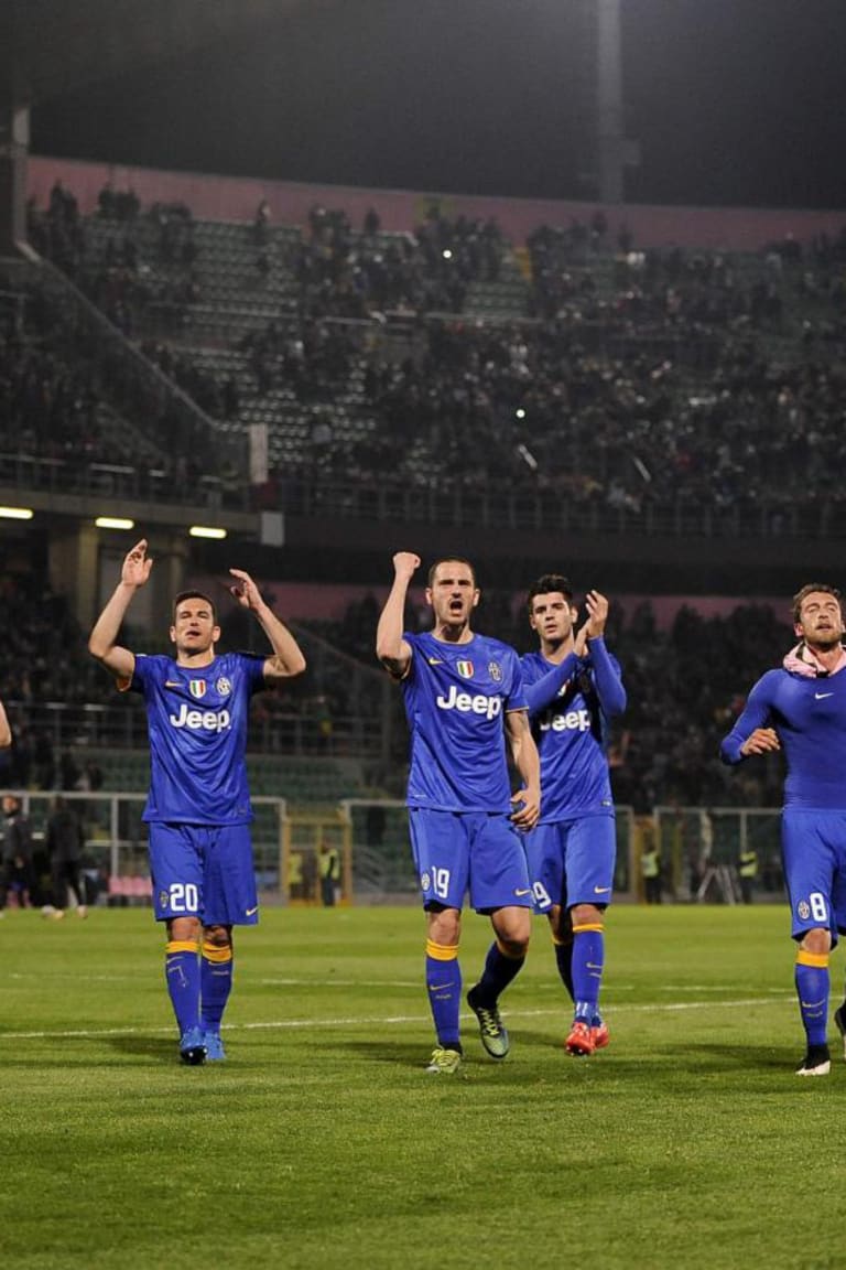 I numeri di Palermo-Juventus