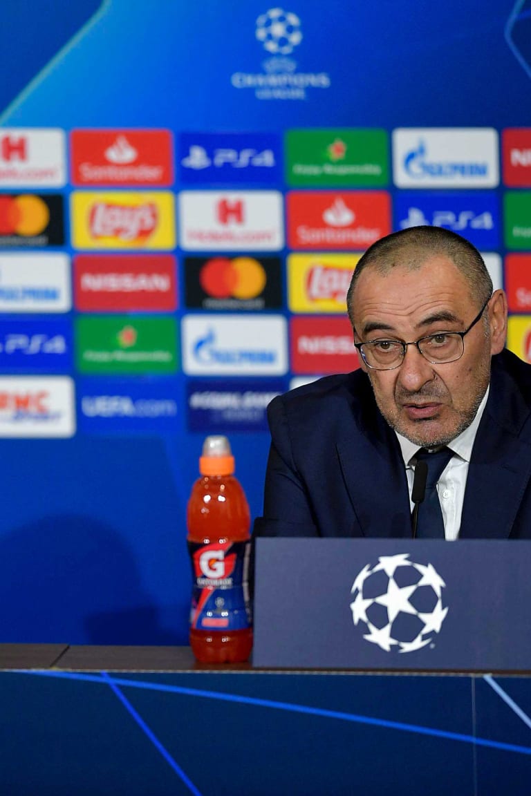 Sarri & Bonucci talk Lyon -Juve