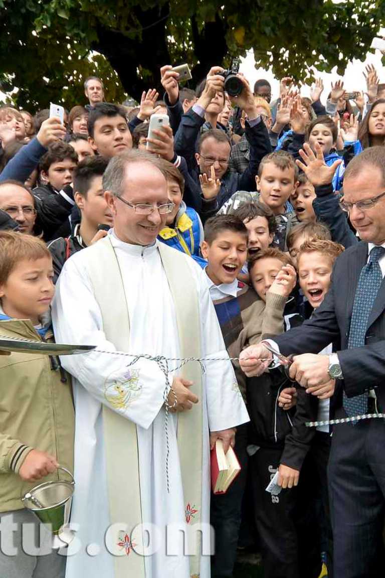 Pessotto inaugura i campi dell’Istituto "E. Agnelli"