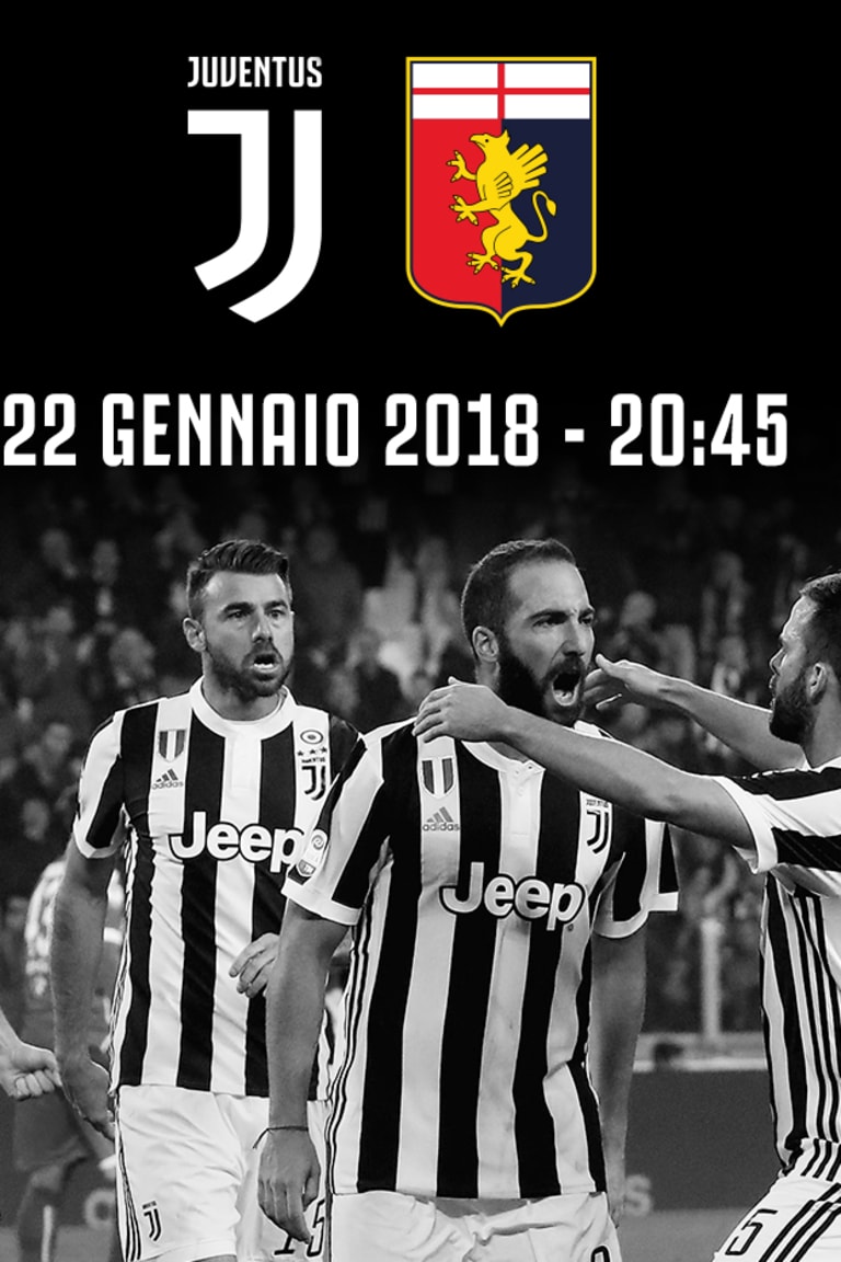 Juve-Genoa, da domani vendita libera!