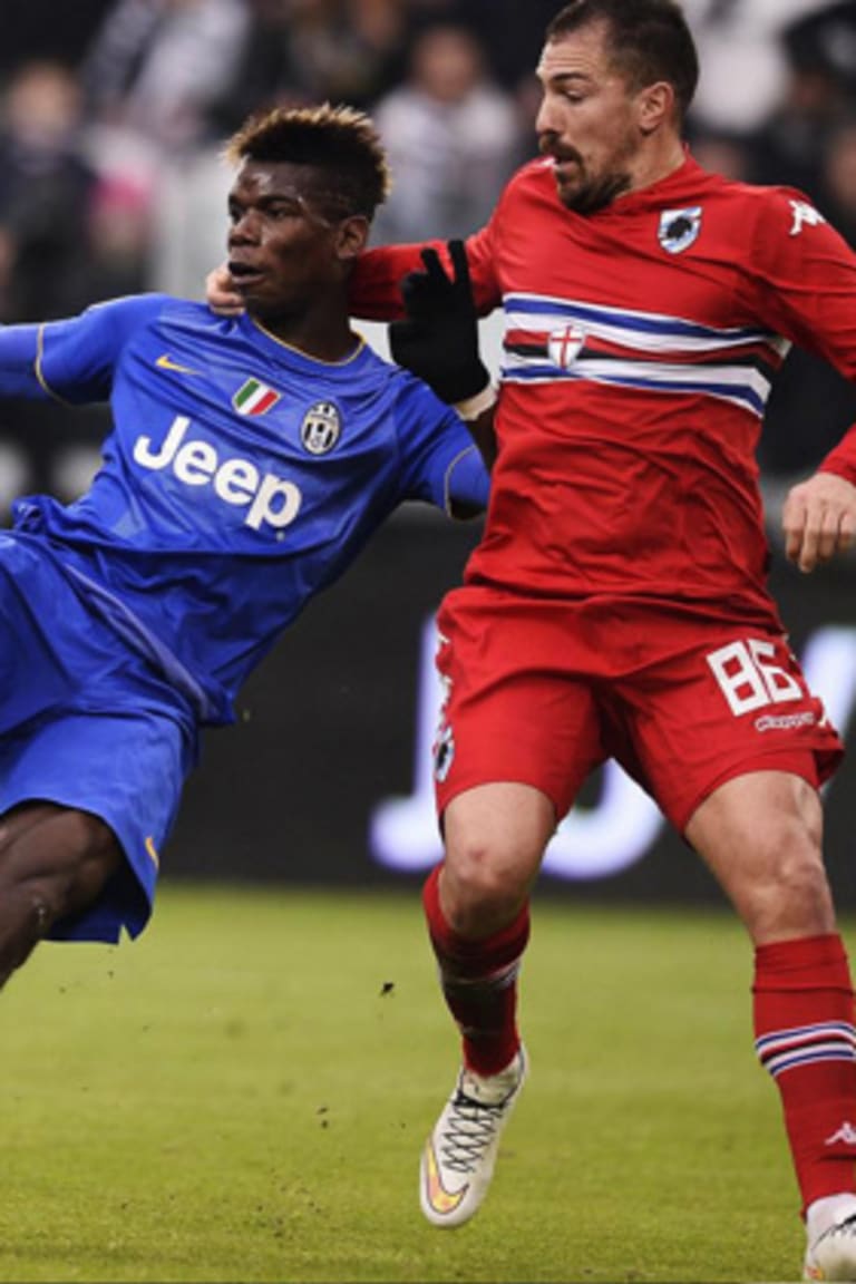 Laga melawan Sampdoria berakhir imbang