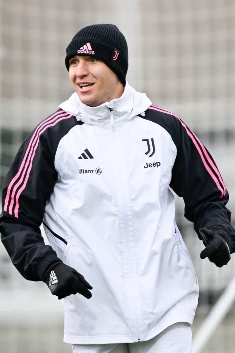 Allenamento sotto la neve davanti ai tifosi!