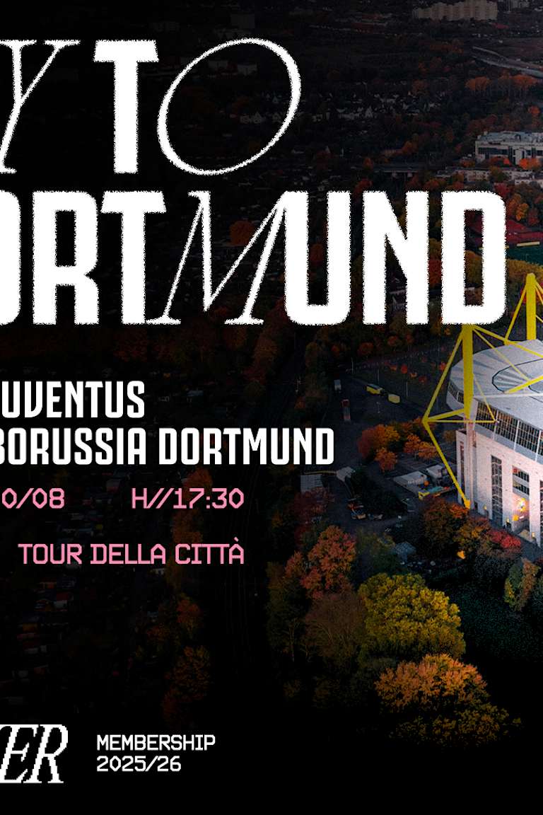 FLY TO DORTMUND: ESPERIENZA UNICA PER I J1897 MEMBER!