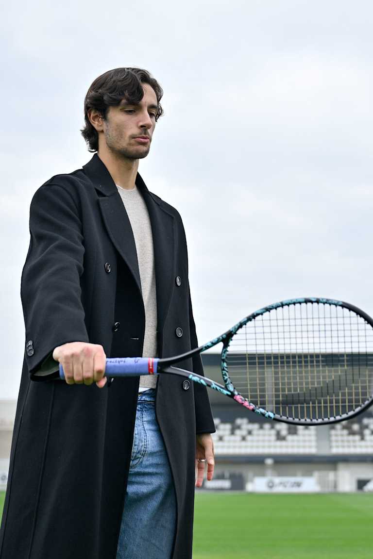 A day with Lorenzo Musetti at Juventus Training Center