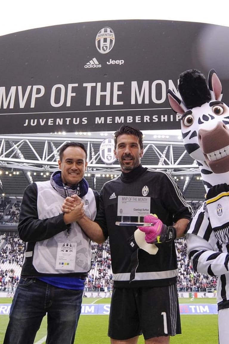 Buffon, MVP + porta inviolata