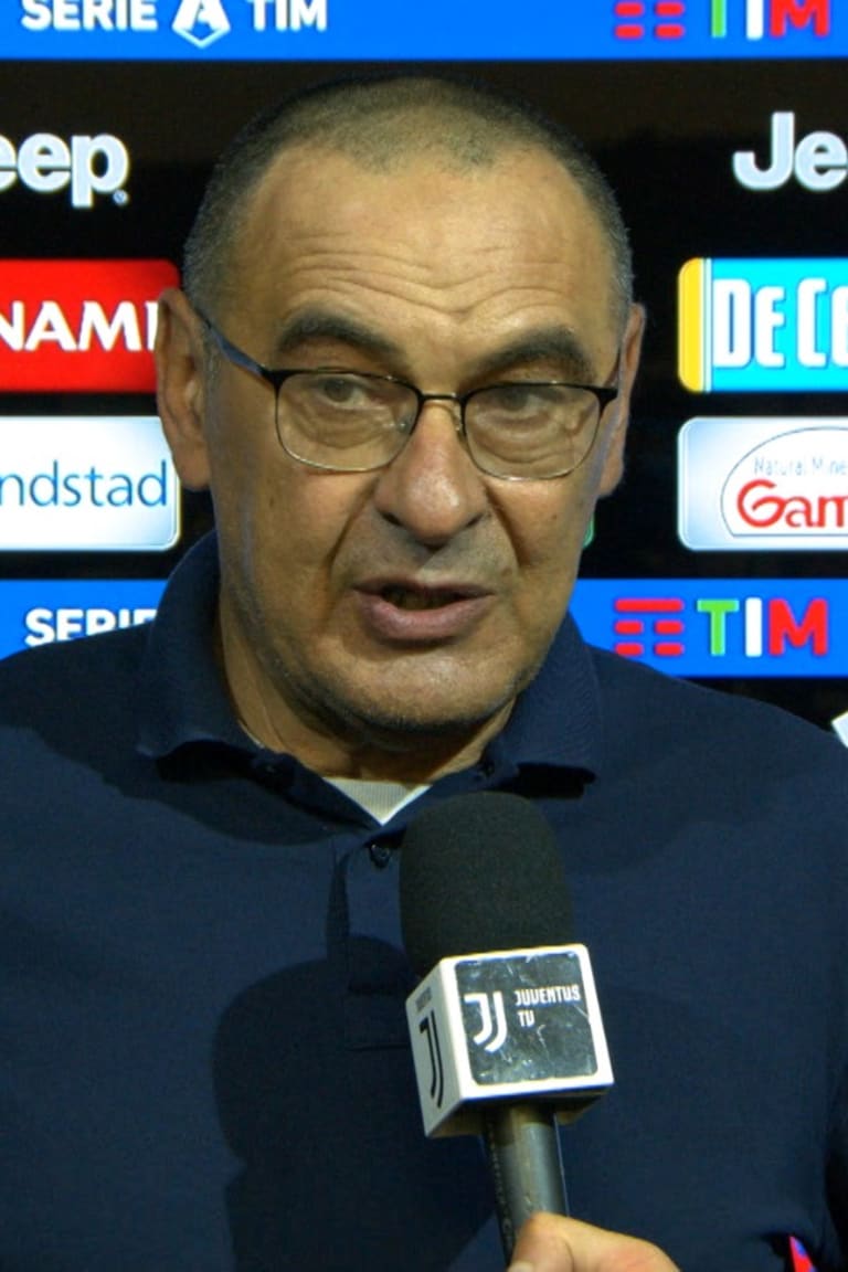 Juventus - Bologna | Sarri: «Il nostro dev'essere un palleggio di sostanza»