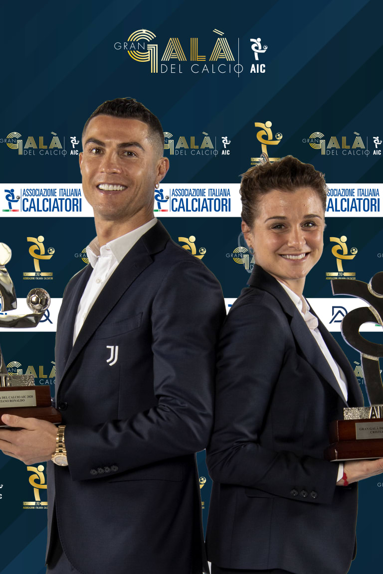 Gran Galà del Calcio Aic: the evening of Cristiano and Cristiana!
