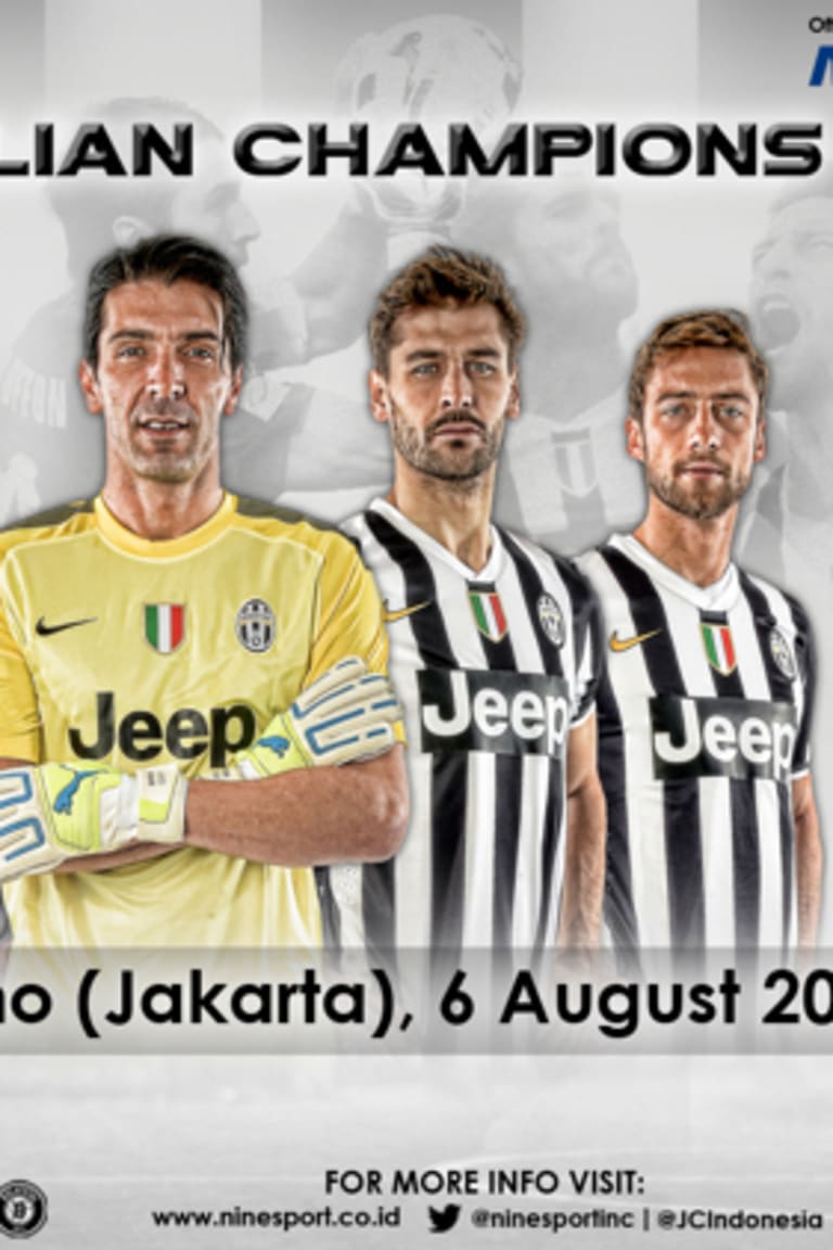 Juve akan memulai tur musim panasnya di Indonesia
