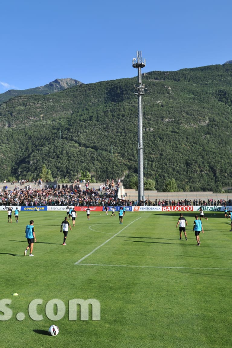 In ritiro a Châtillon/Saint-Vincent dal 12 luglio