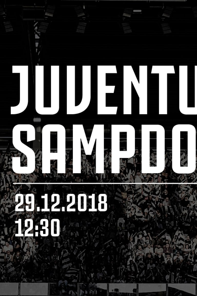 Juve-Sampdoria tickets on general sale now!