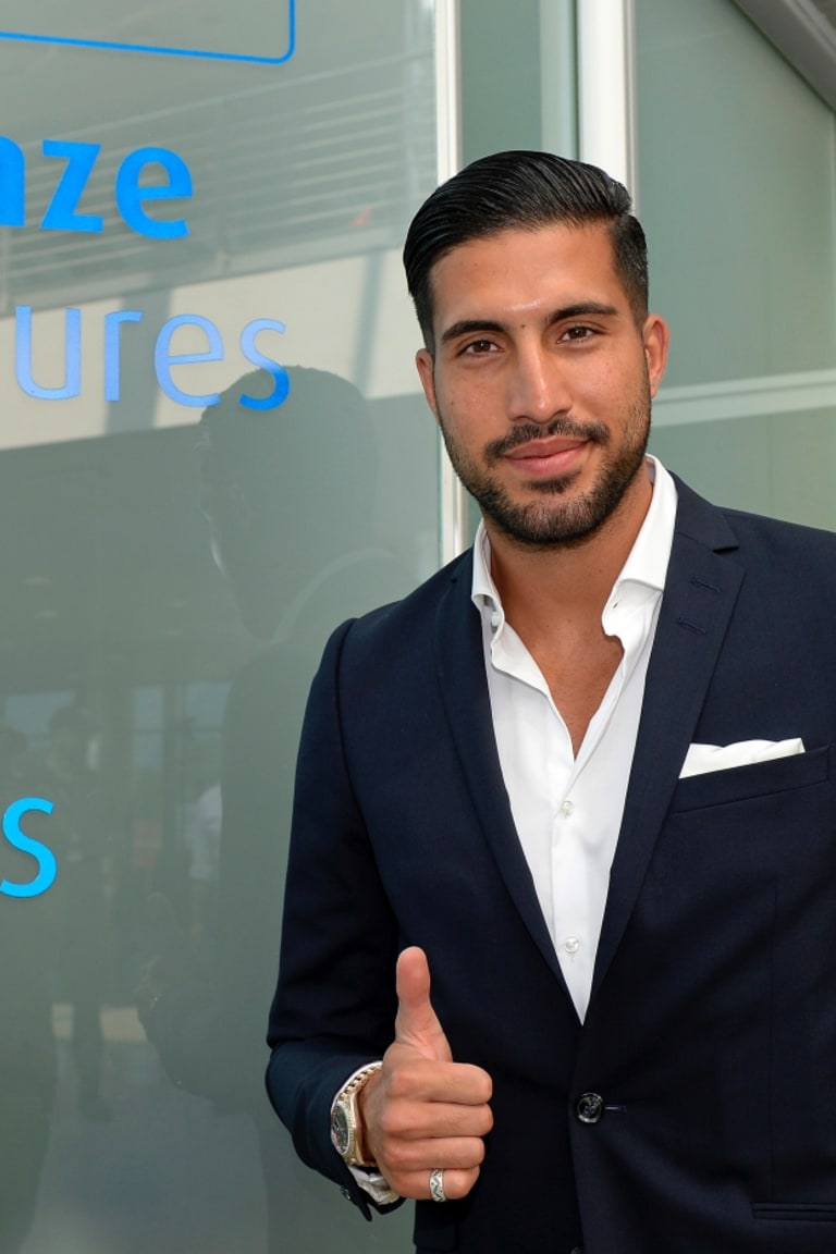 Emre Can tiba di Turin