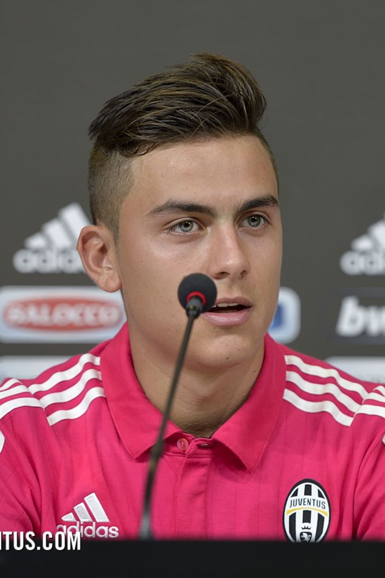 Dybala: «Sono qui per vincere»