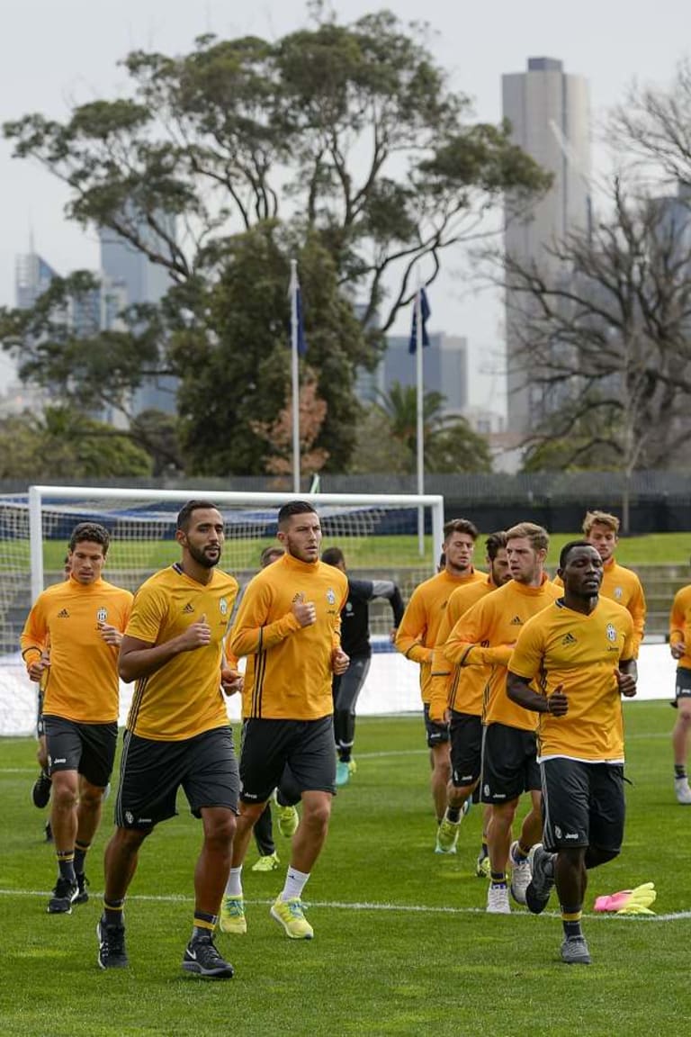Memulai latihan di Melbourne