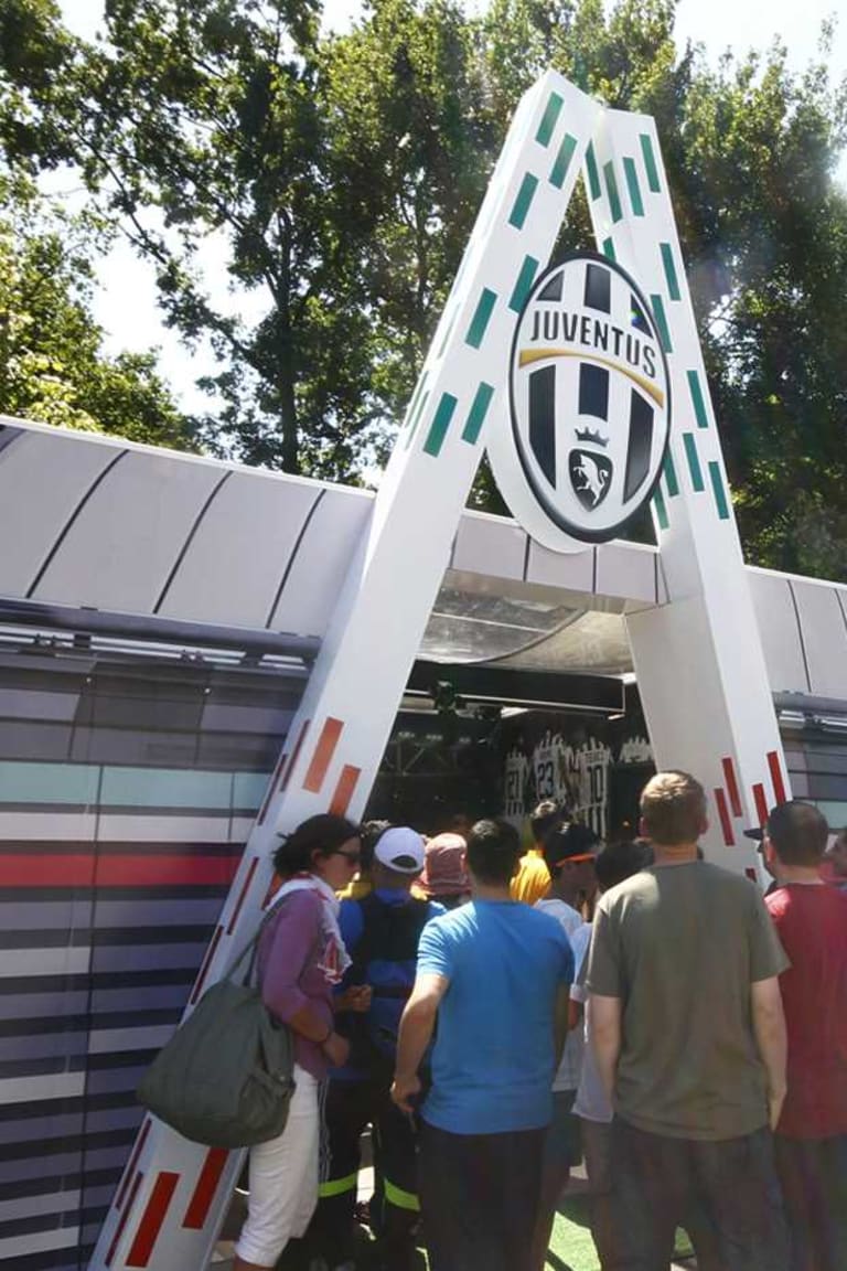 La Juve è al Champions League Festival, in diretta