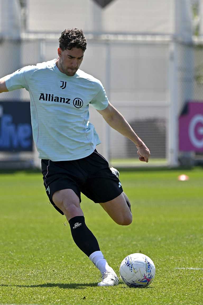 Training ahead of the last Serie A match