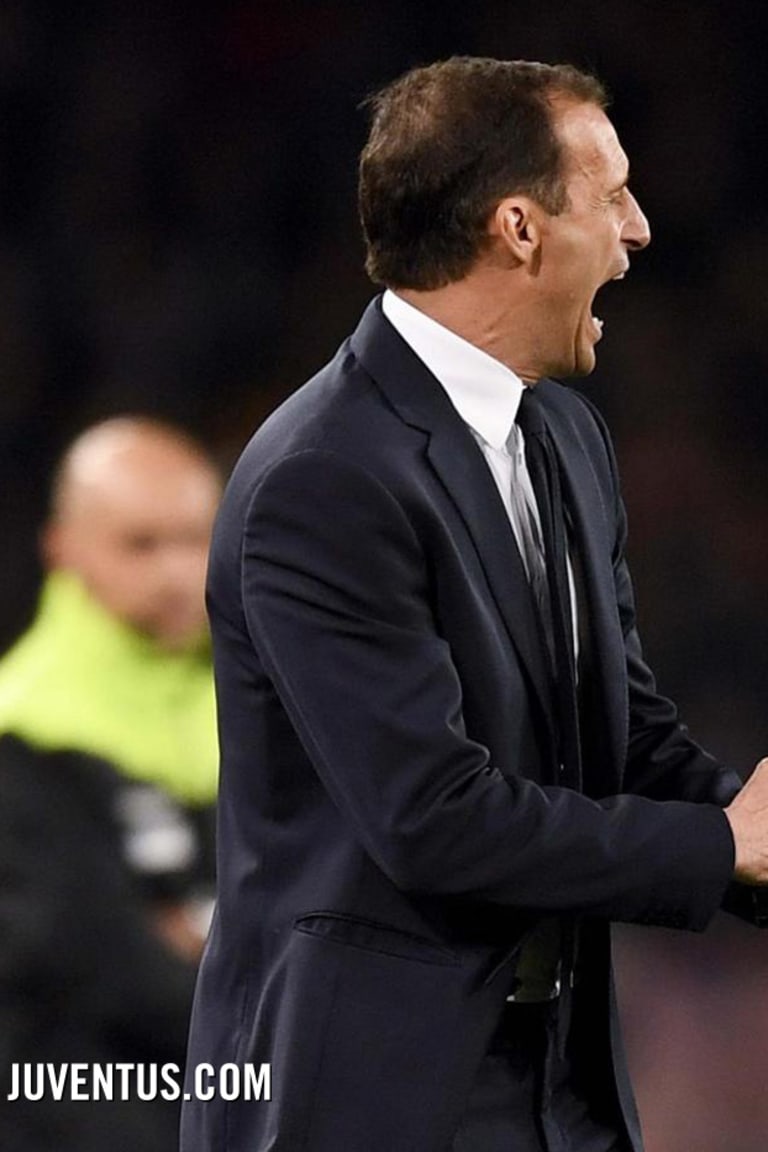 Allegri: «Un punto importante in una partita difficile»
