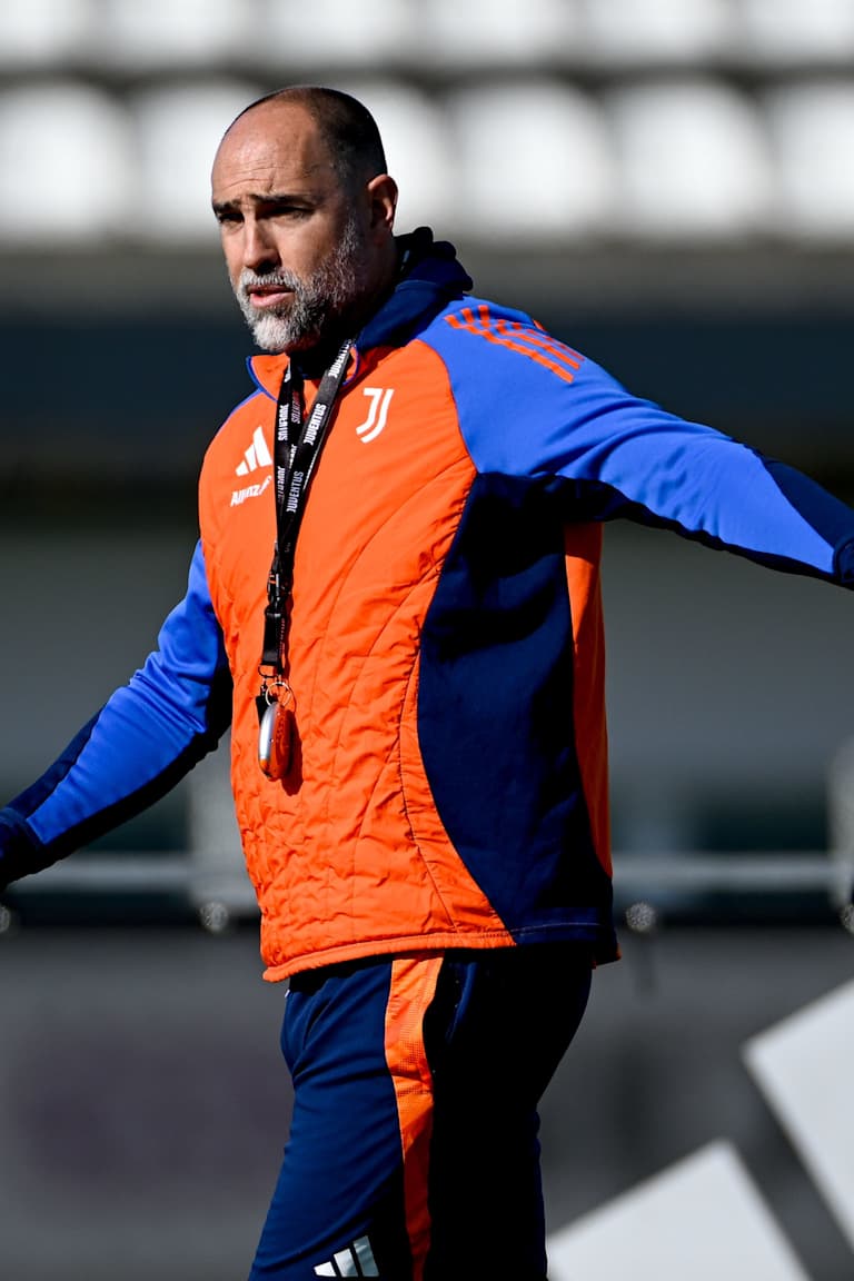 Il primo allenamento di Igor Tudor alla guida della Juventus