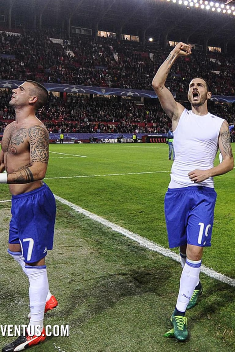 Bonucci praises side for passing Sevilla test