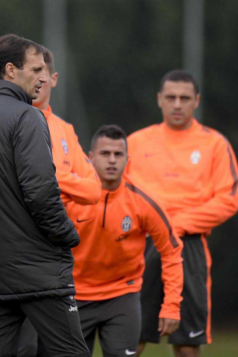 Penultimate practice for Parma