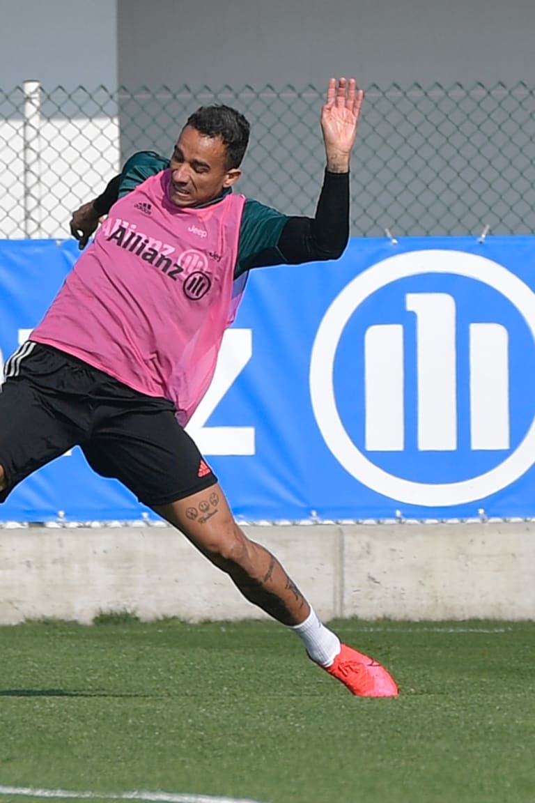 Morning training at Continassa