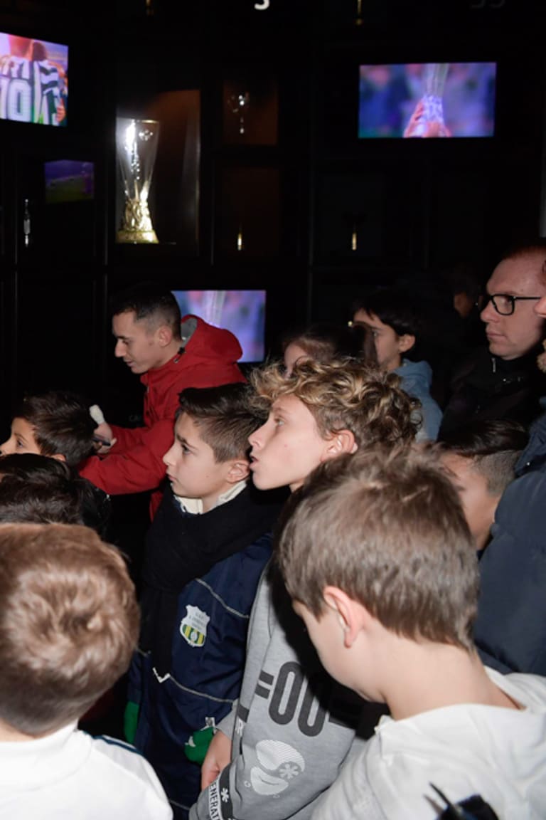 Para Junior Member memenuhi Juventus Museum untuk perburuan harta karun