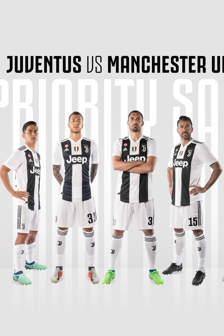 Juventus vs Manchester United: Priority sales for Members!