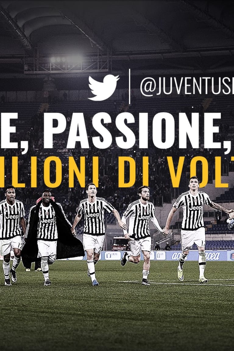 Siamo tre milioni su @juventusfc