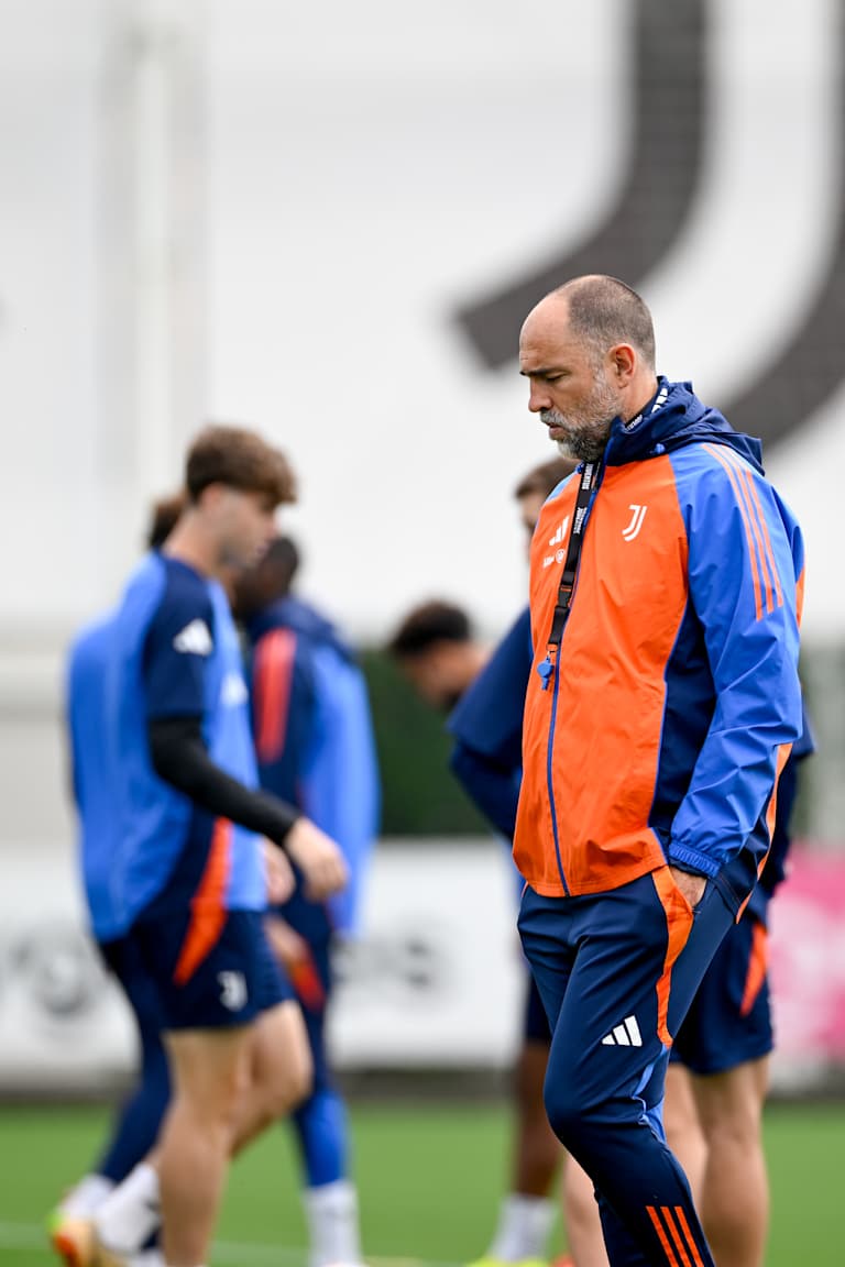 Juventus training towards Lazio clash