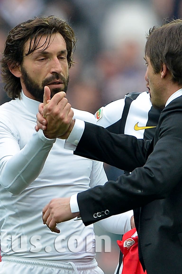 Pirlo e Conte, “uomini d’oro”