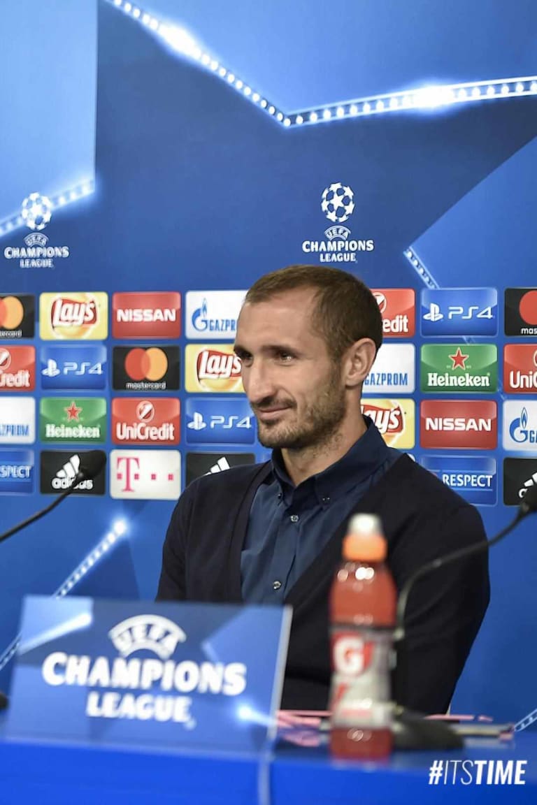 Media Day, Allegri and Chiellini LIVE conference