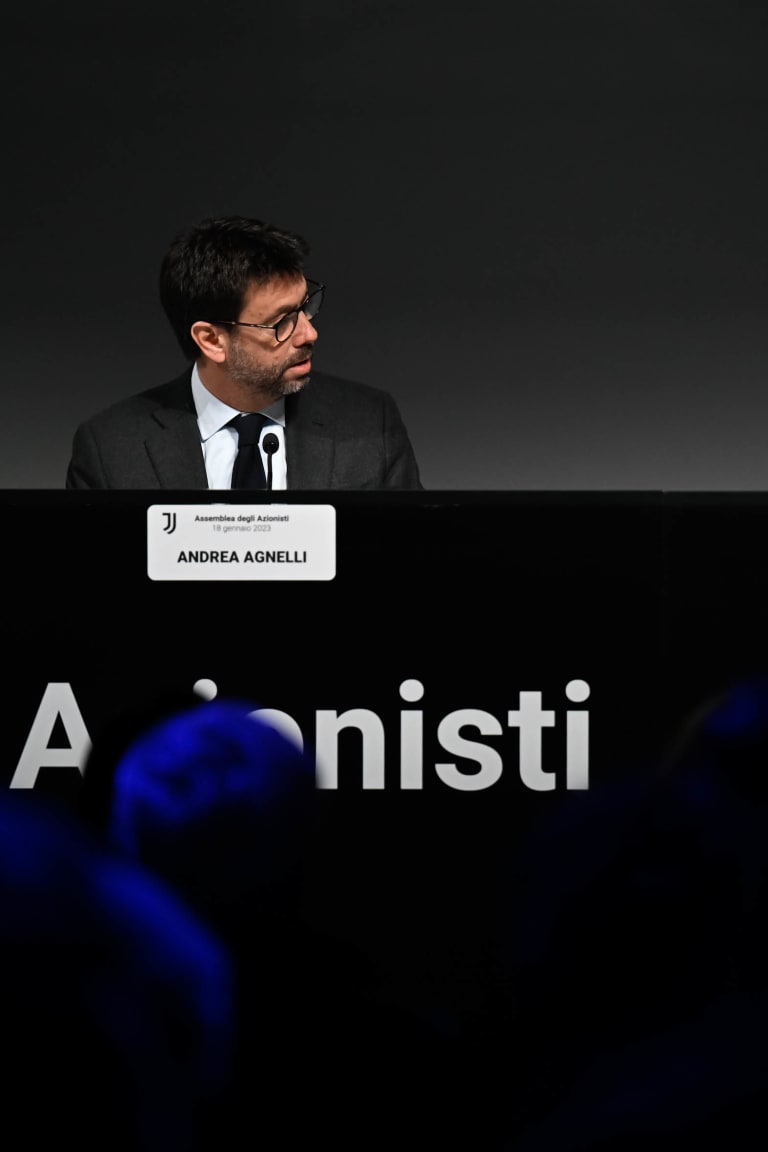 Andrea Agnelli's and Pavel Nedved's speech