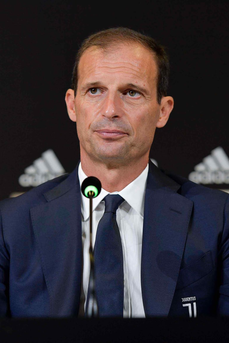 Allegri: «Teniamo i piedi per terra»