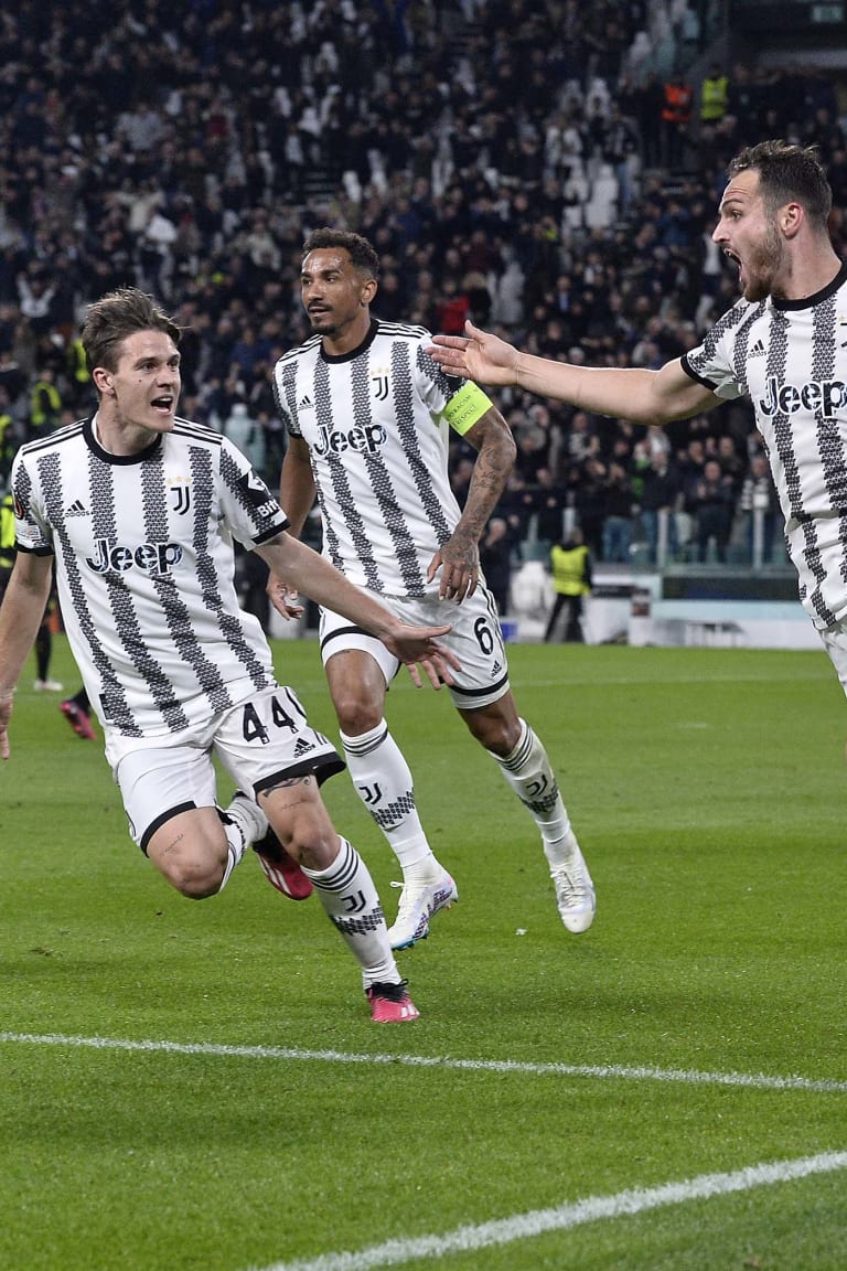Juventus berhasil mendapatkan keunggulan atas Sporting pada leg pertama perempat final Liga Europa!