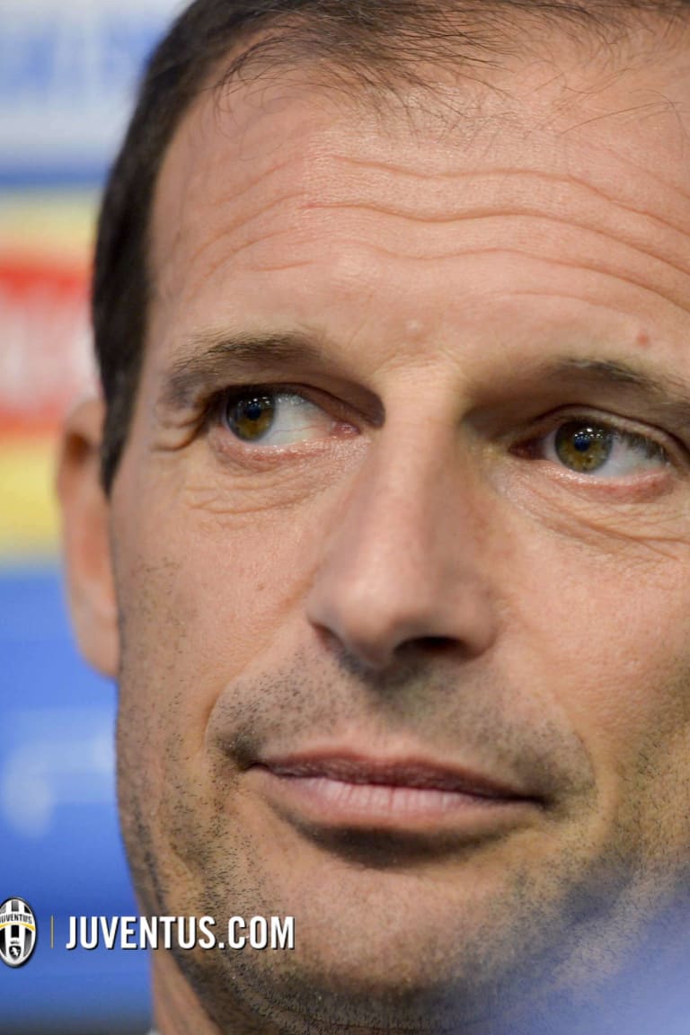 Allegri: «Intensità, coraggio, tecnica» 