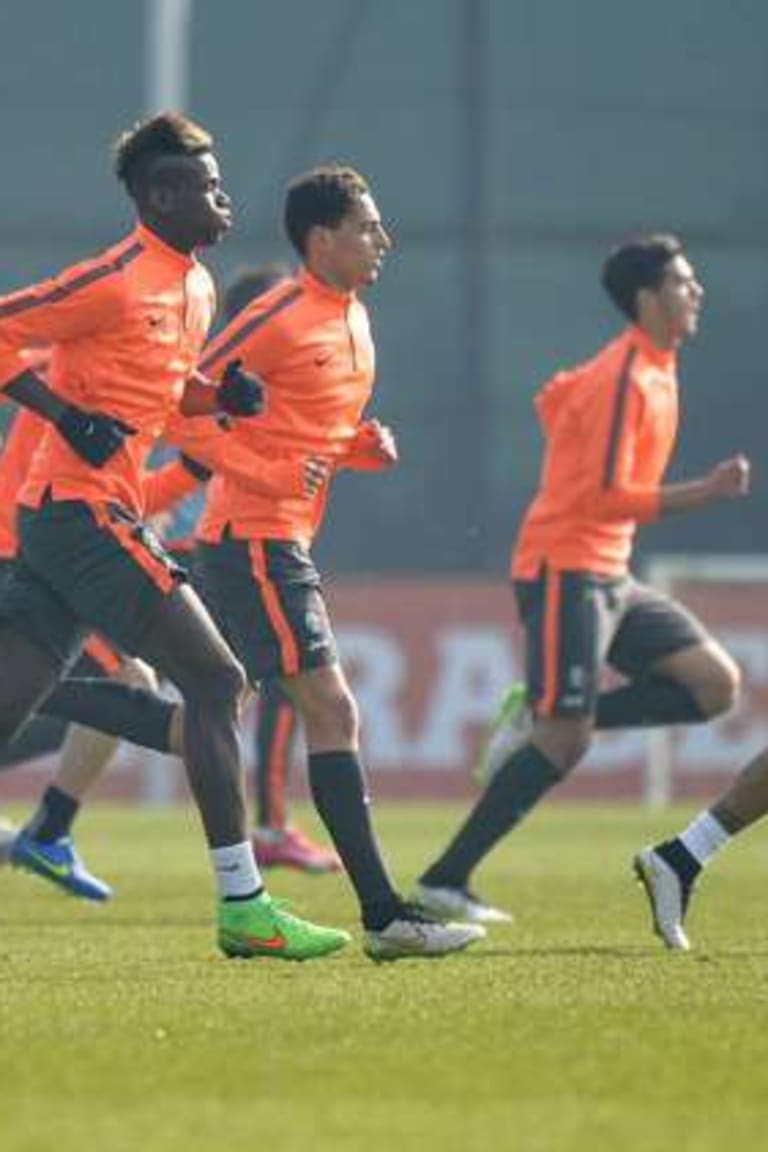 Persiapan jelang laga melawan Cesena semakin meningkat di Vinovo