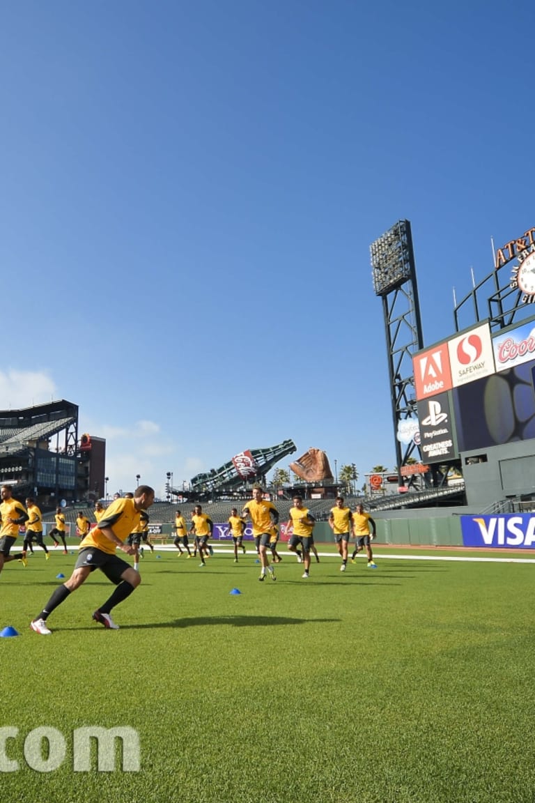 In campo all’AT&T Park