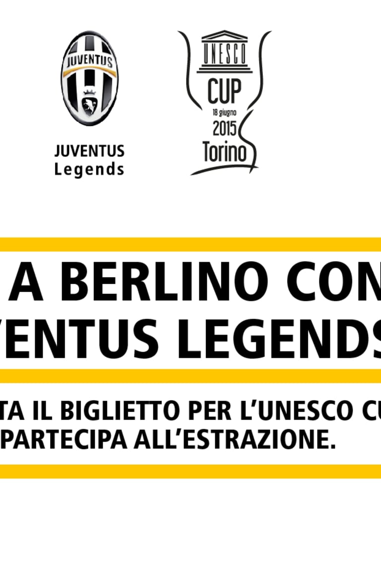 A Berlino con le Legends grazie all'UNESCO Cup