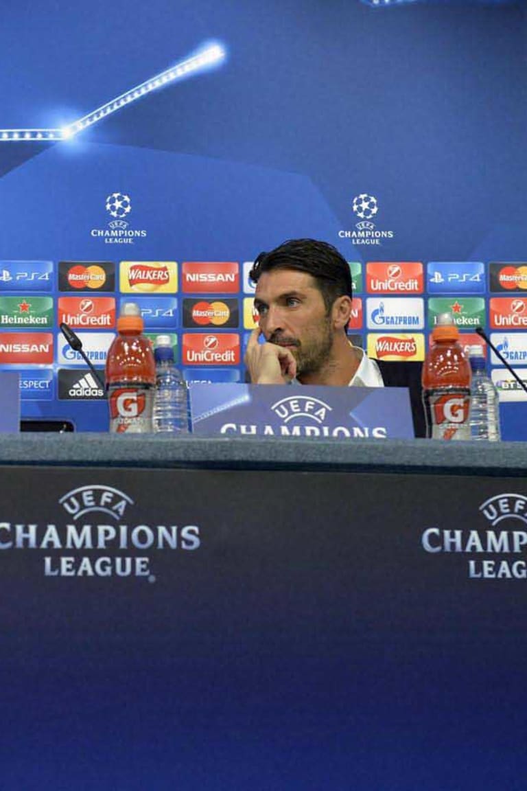 La conferenza di Allegri e Buffon in diretta 