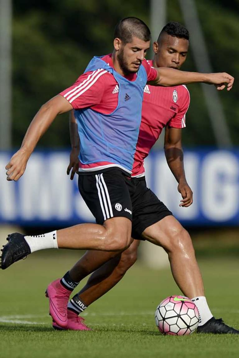 Morata rientra in gruppo 