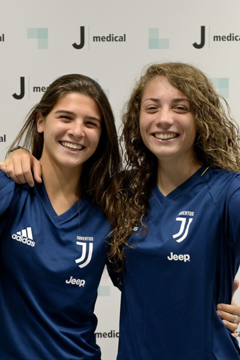 Giornata di visite per la Juventus Women