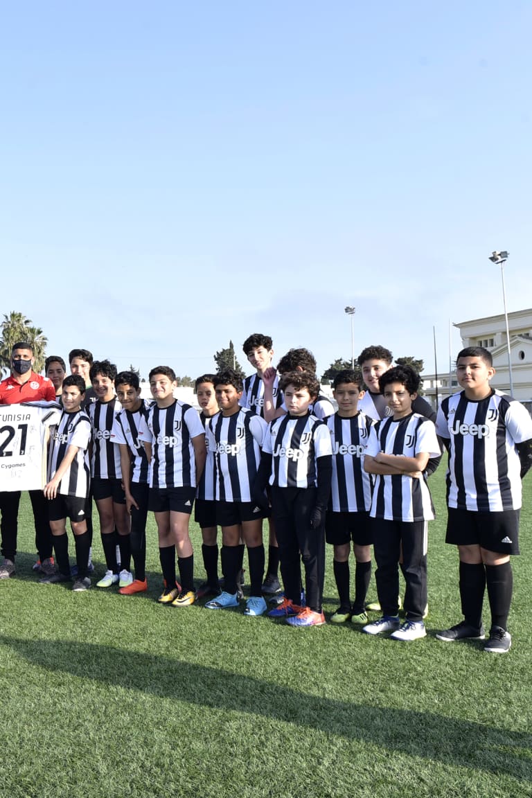A special visit at the Juventus Academy Tunisia!