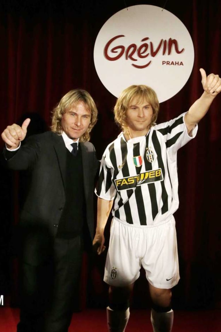 Nedved immortalised in wax at Prague’s Grévin Museum